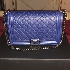 Navy Blue Authentic Chanel Bag